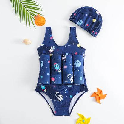 Lepetitdauphin — Maillot flottant 2-en-1 pour l'apprentissage de la natation