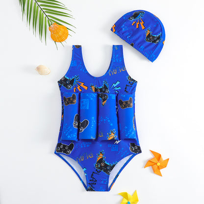 Lepetitdauphin — Maillot flottant 2-en-1 pour l'apprentissage de la natation