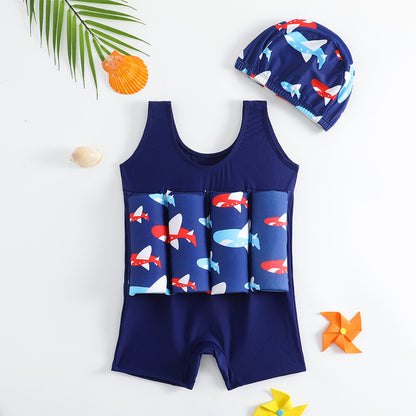 Lepetitdauphin — Maillot flottant 2-en-1 pour l'apprentissage de la natation