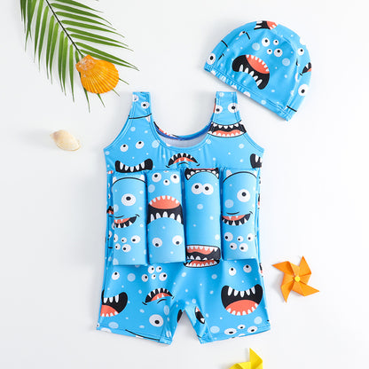 Lepetitdauphin — Maillot flottant 2-en-1 pour l'apprentissage de la natation