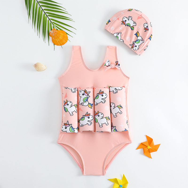 Lepetitdauphin — Maillot flottant 2-en-1 pour l'apprentissage de la natation