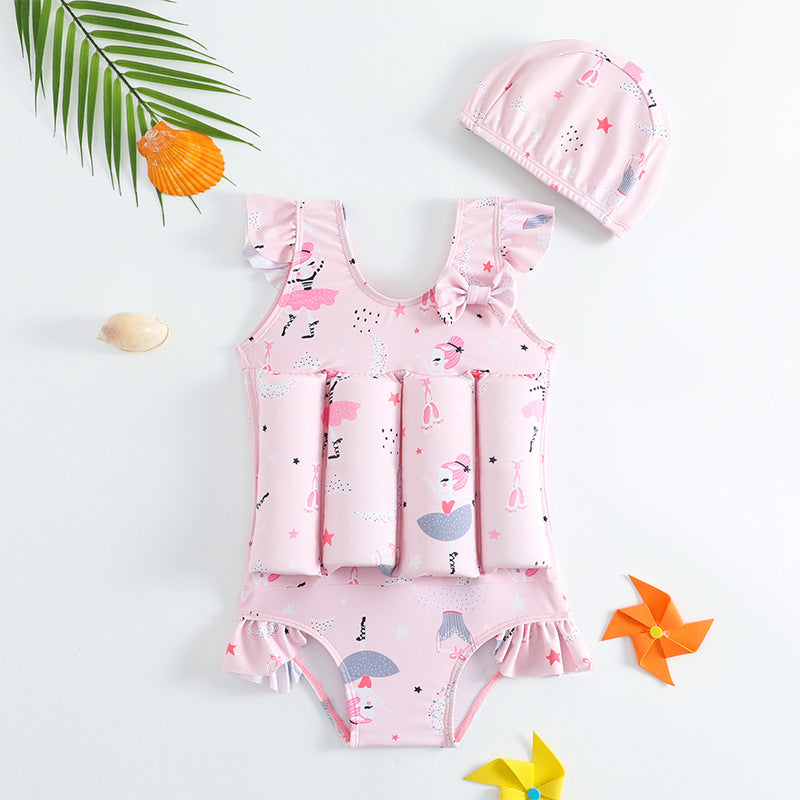 Lepetitdauphin — Maillot flottant 2-en-1 pour l'apprentissage de la natation