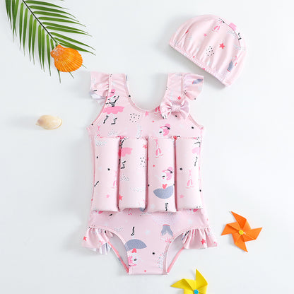 Lepetitdauphin — Maillot flottant 2-en-1 pour l'apprentissage de la natation